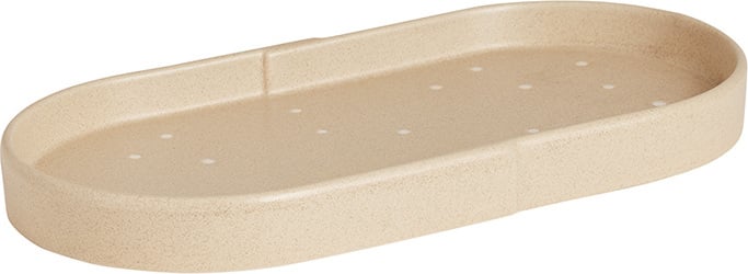 Taca Aki owalna beżowa