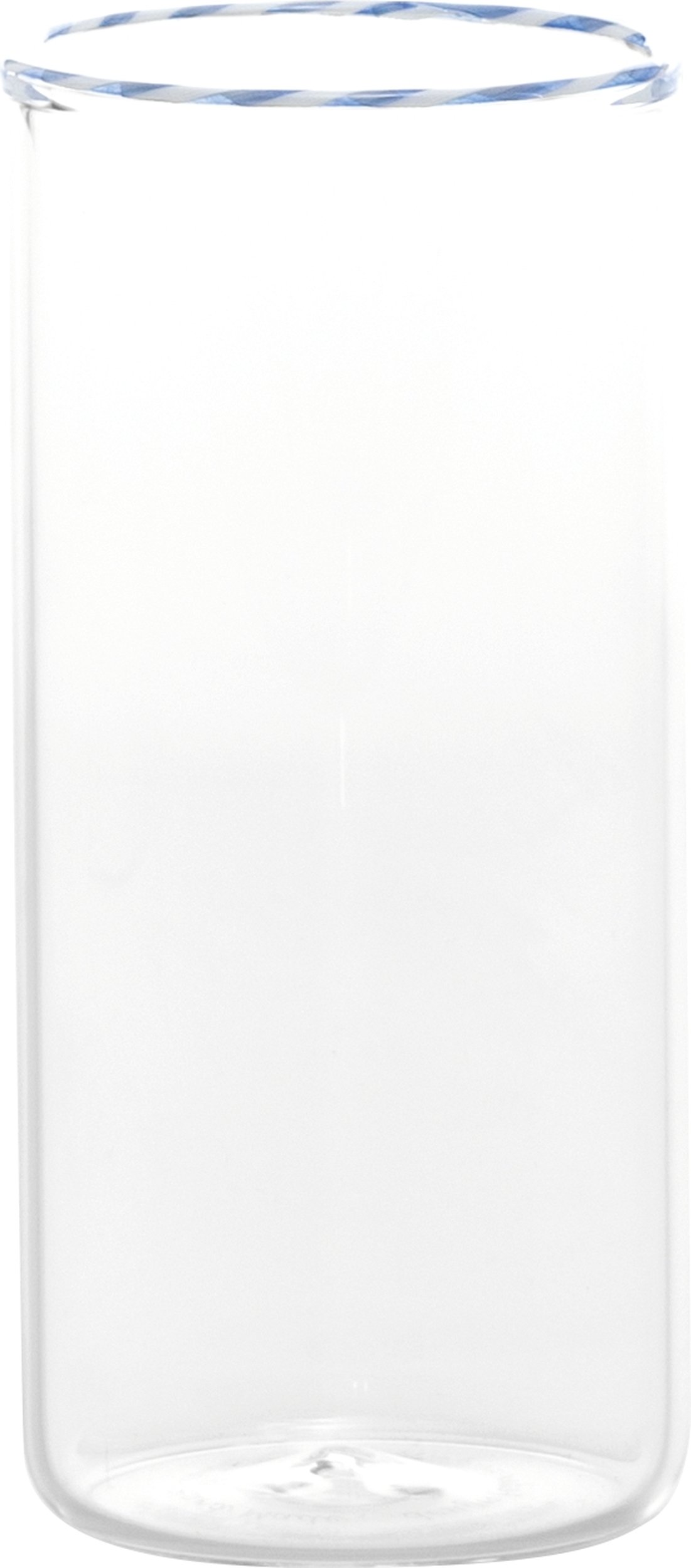 Szklanka Intrecci wysoka 420 ml biało-niebieska