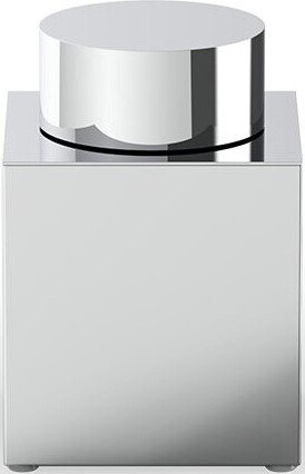 Pojemnik łazienkowy Corner 8,5 x 13 cm chrom z pokrywką