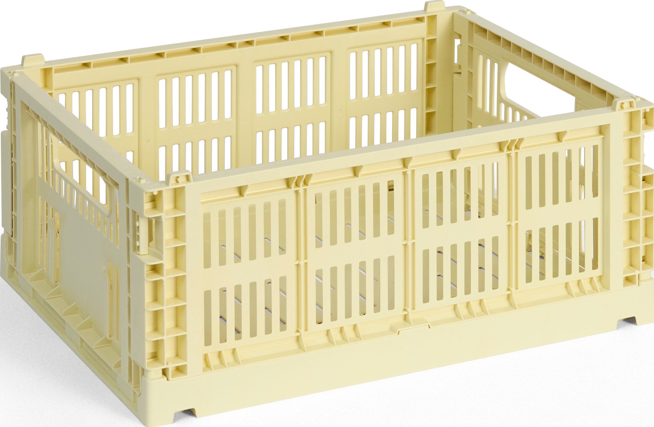 Kosz do przechowywania Hay Colour Crate M jasnożółty