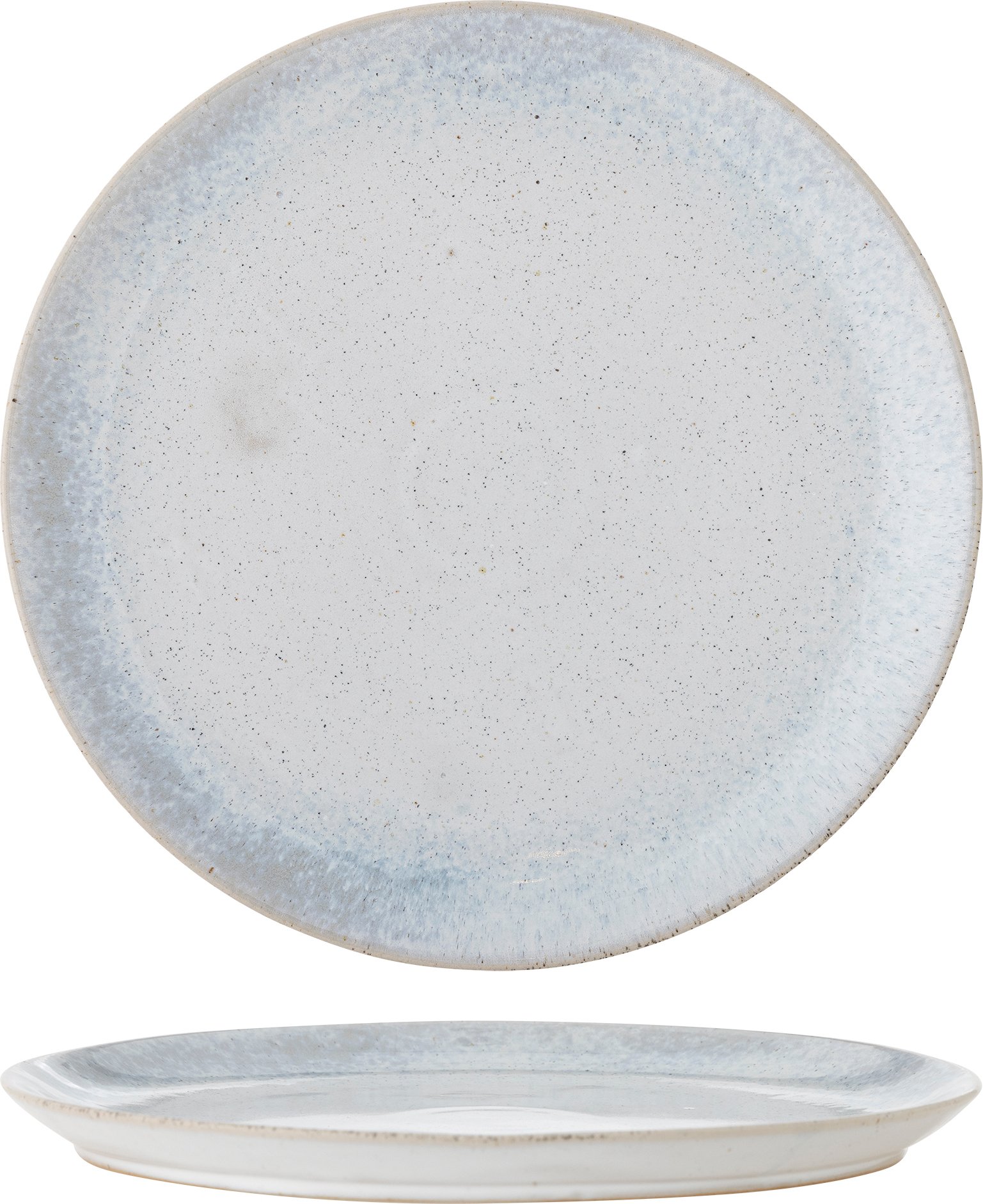 Talerz obiadowy Paula 26,5 cm niebiesko-szary