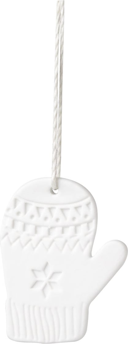 Zawieszka świąteczna Raeder rękawica porcelanowa