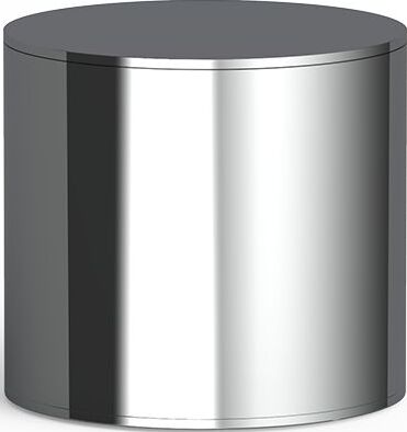 Pojemnik łazienkowy Bar chrom z pokrywką