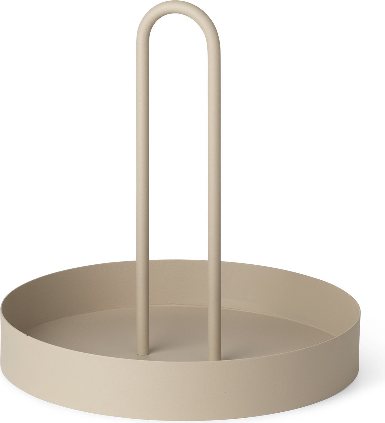 Taca z uchwytem Grib beżowa