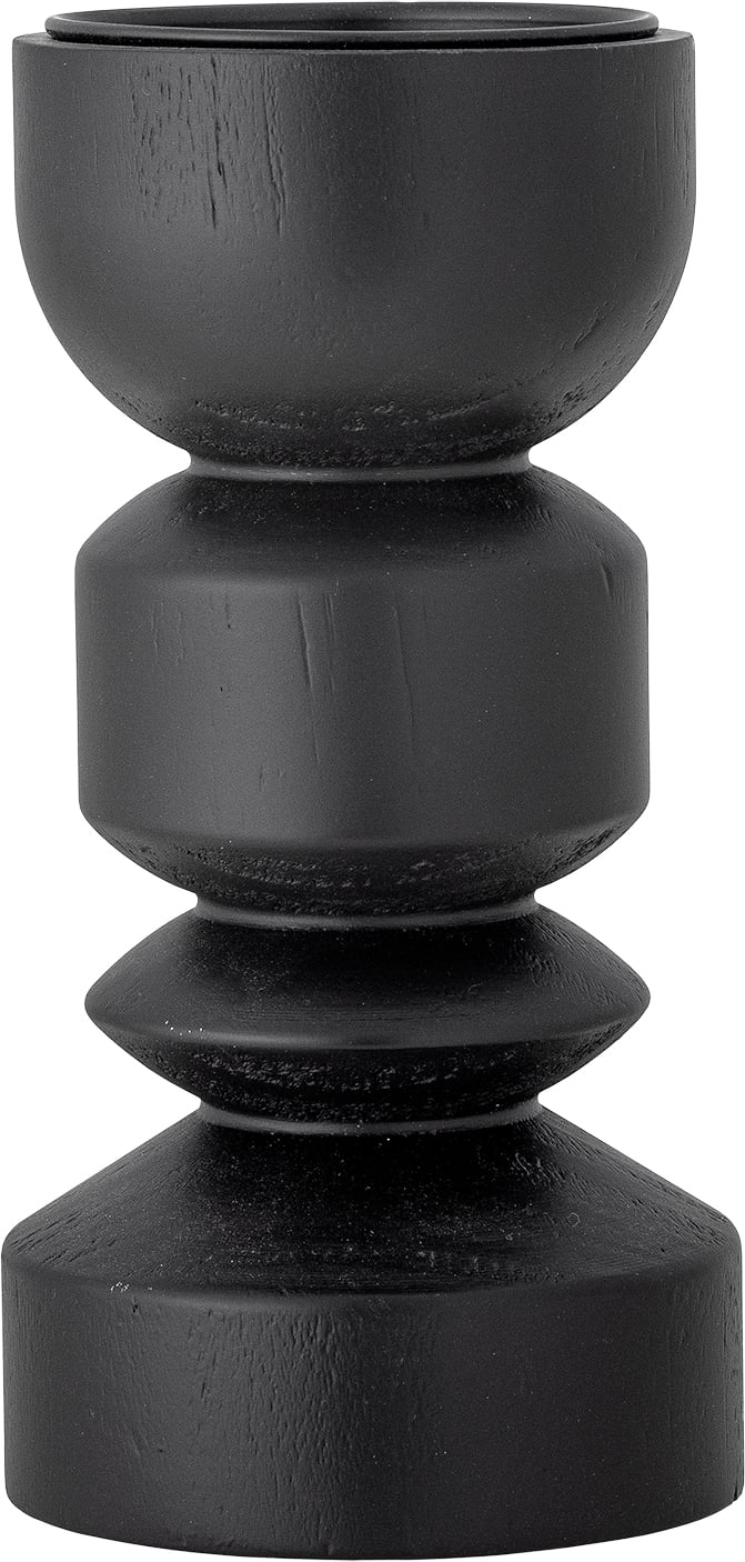 Świecznik na klasyczną świecę Bowen 22 cm czarny