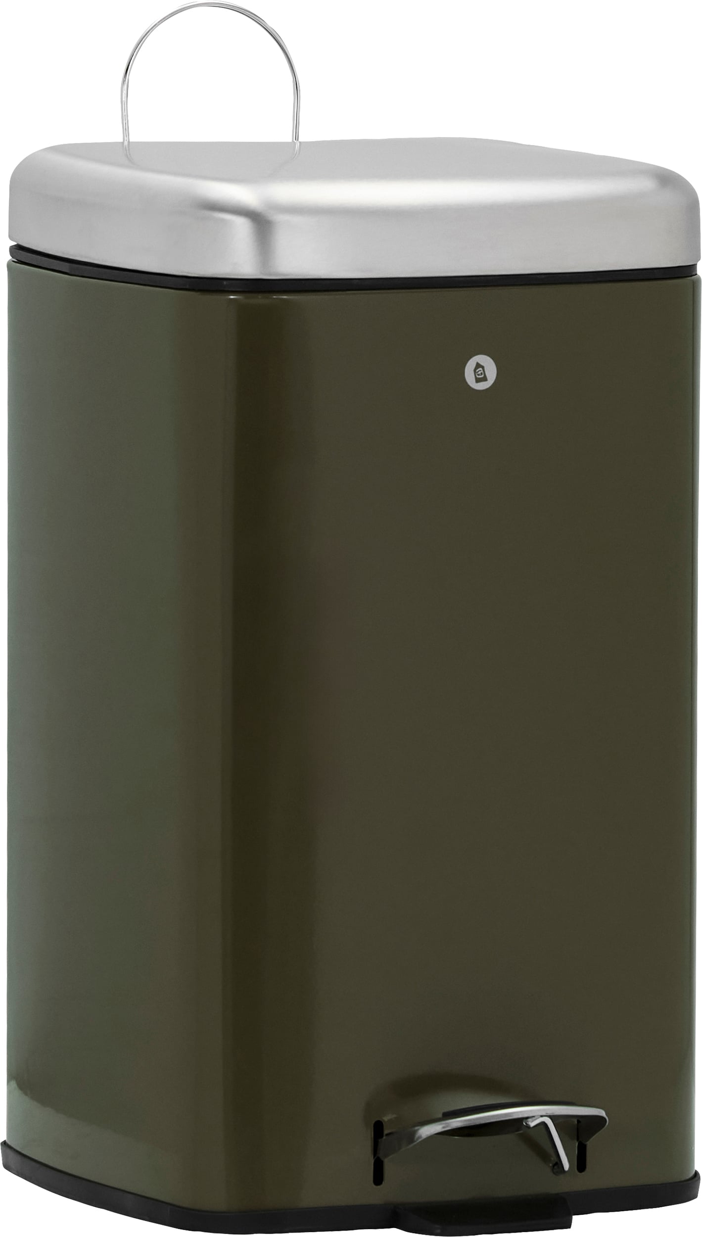 Kosz na śmieci pedałowy HDSort 46 x 36 cm khaki