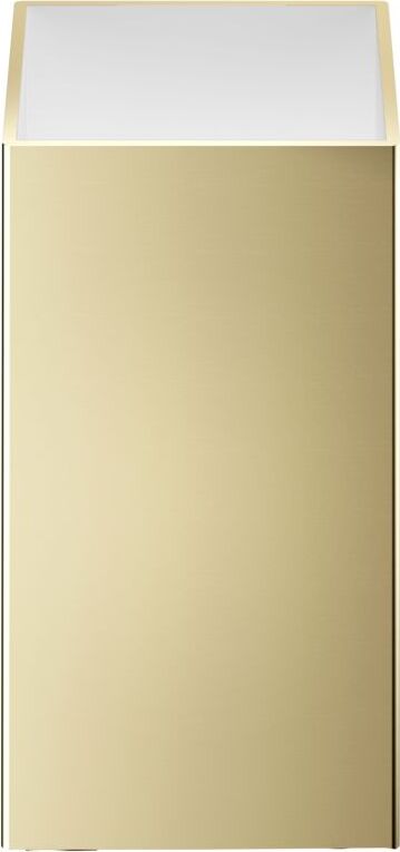 Pojemnik łazienkowy Corner 8 cm złoty mat