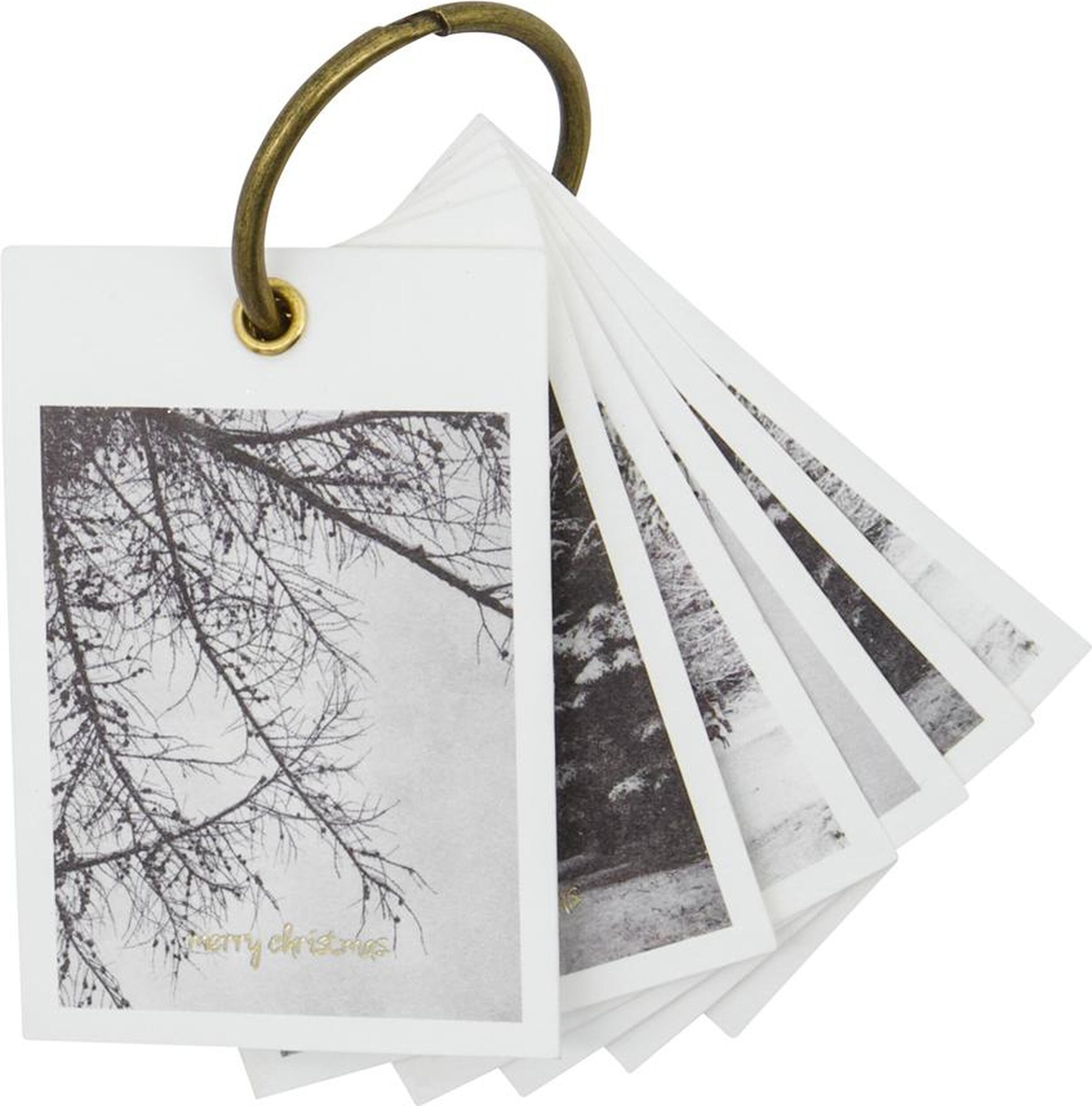 Bileciki prezentowe Winter 12 szt.