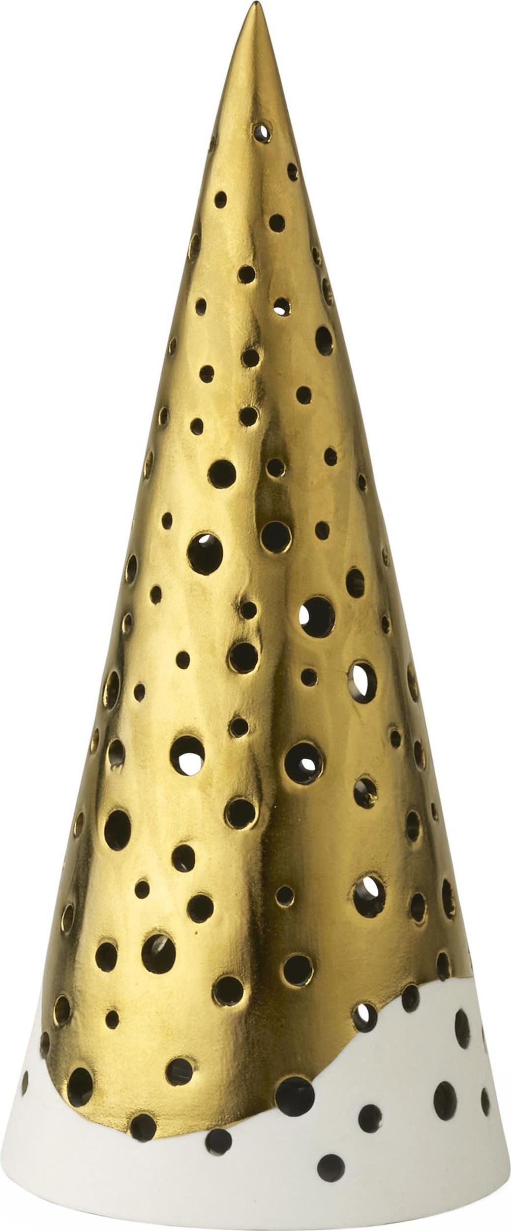 Świecznik na tealighty Nobili 19 cm złoty