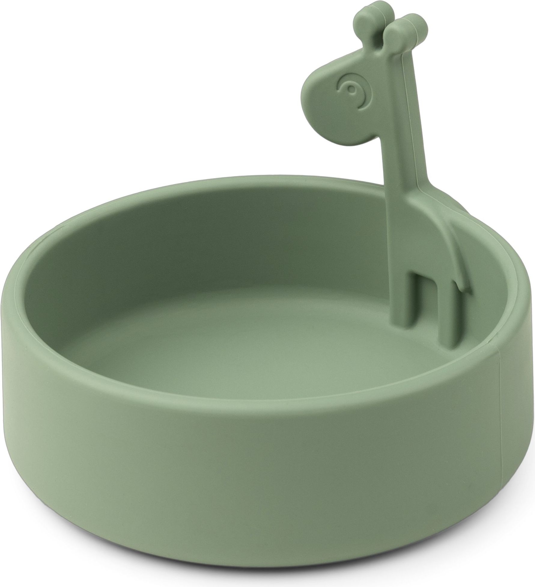 Miseczka Peekaboo zielona silikonowa