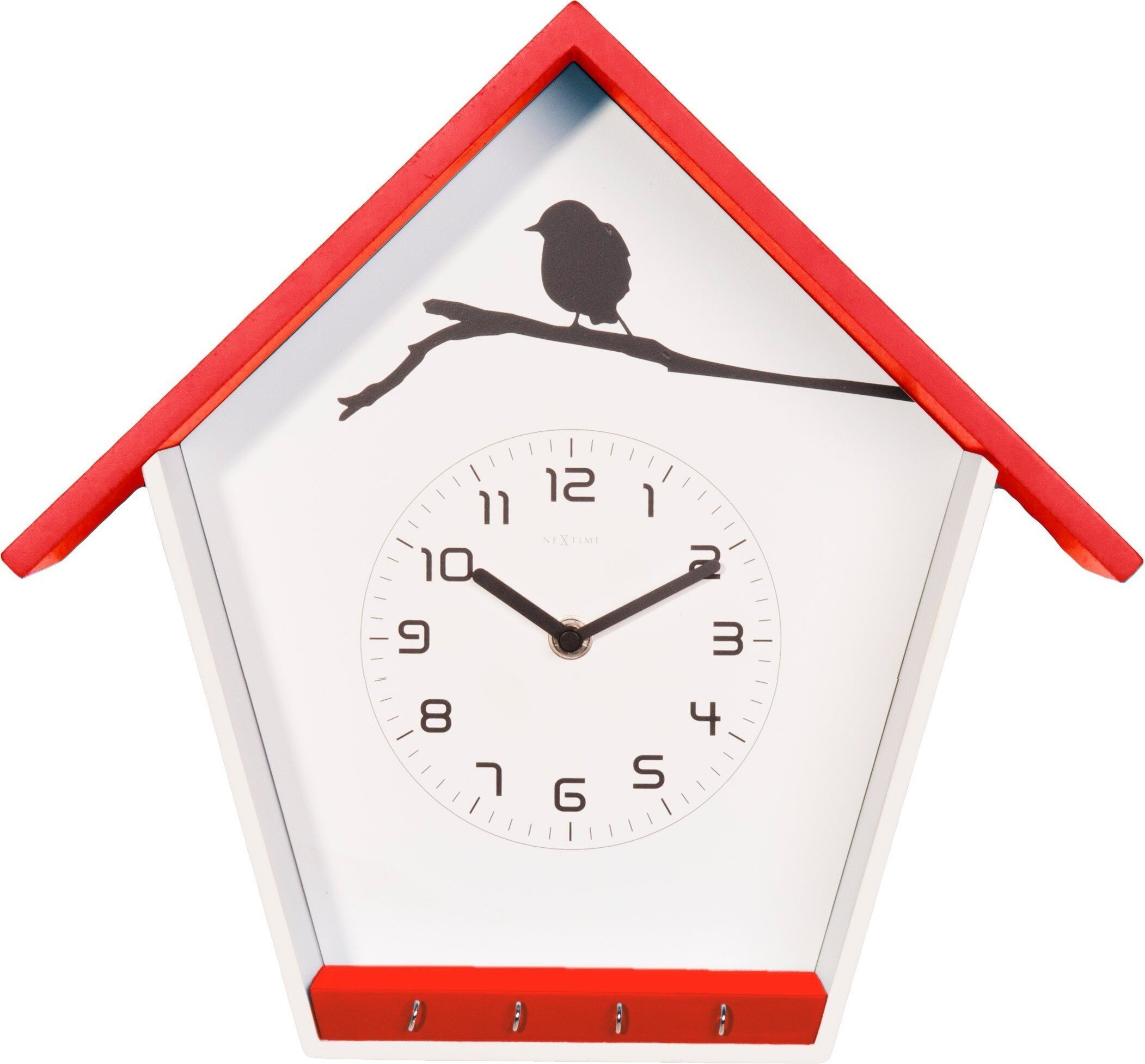 Zegar ścienny Cuckey czerwony