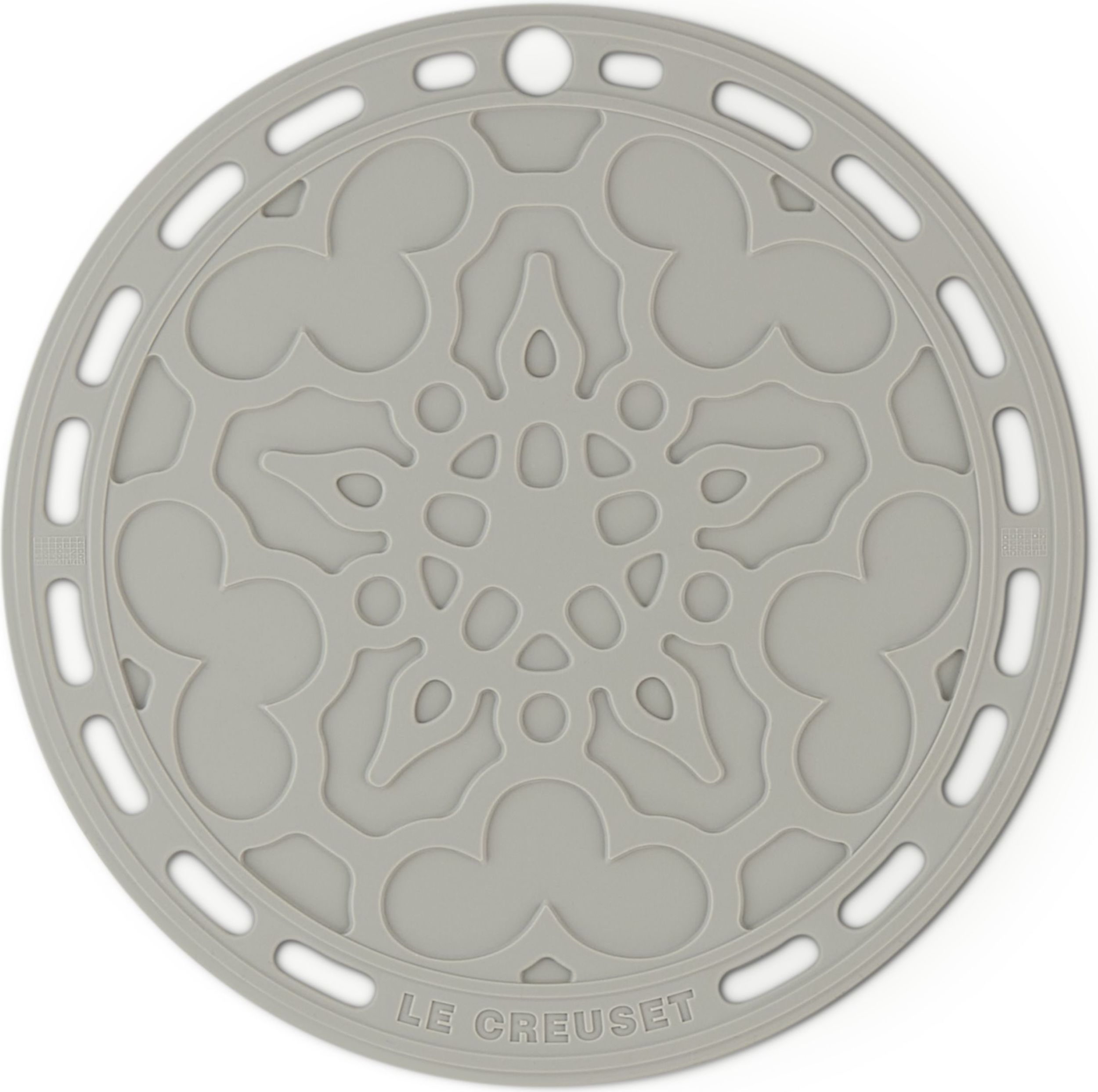 Podstawka pod gorące naczynia Le Creuset z wzorem 20 cm jasnoszara