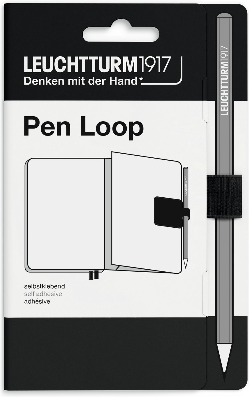 Uchwyt samoprzylepny na długopis Leuchtturm 1917 czarny