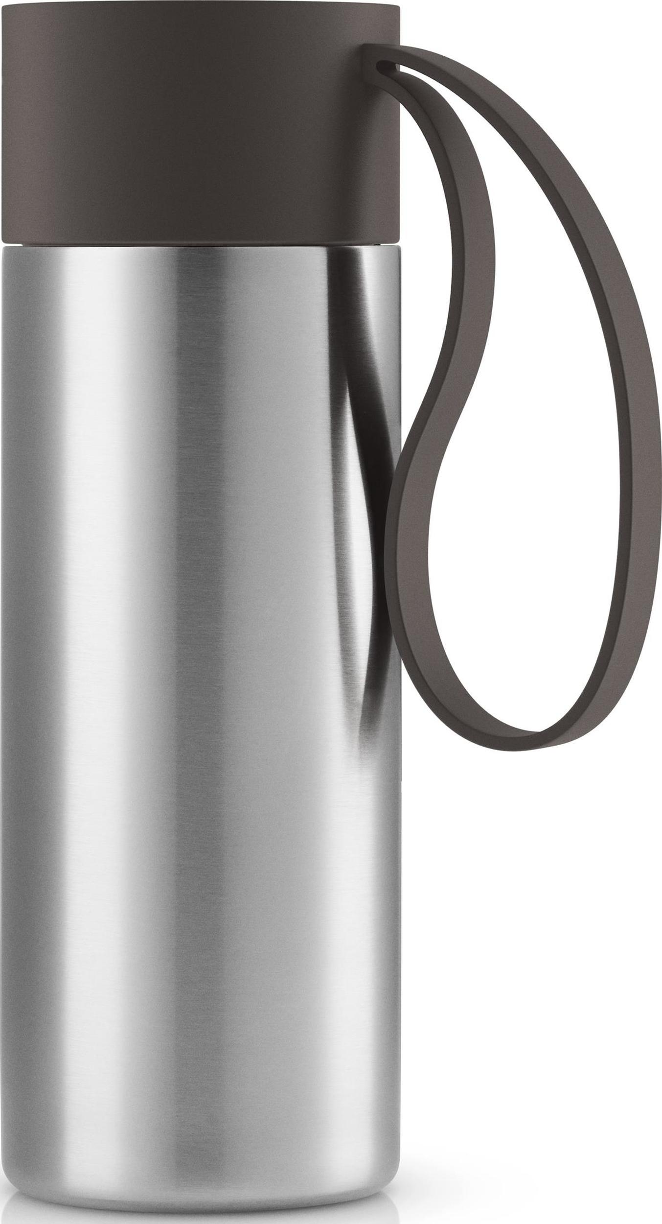 Kubek termiczny To Go Cup z uchwytem czekoladowym