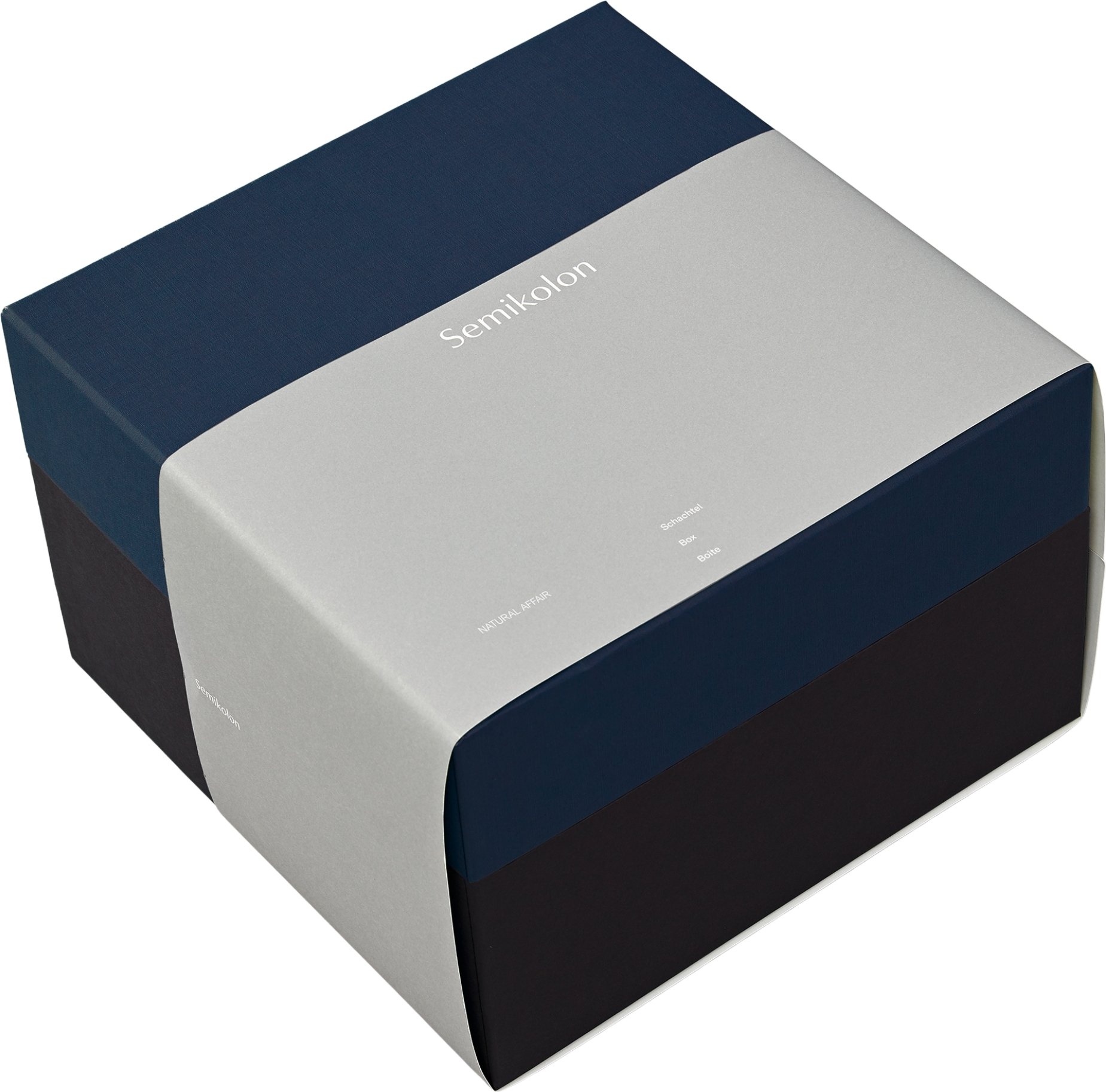 Pudełko prezentowe Natural Affair S ciemnogranatowe