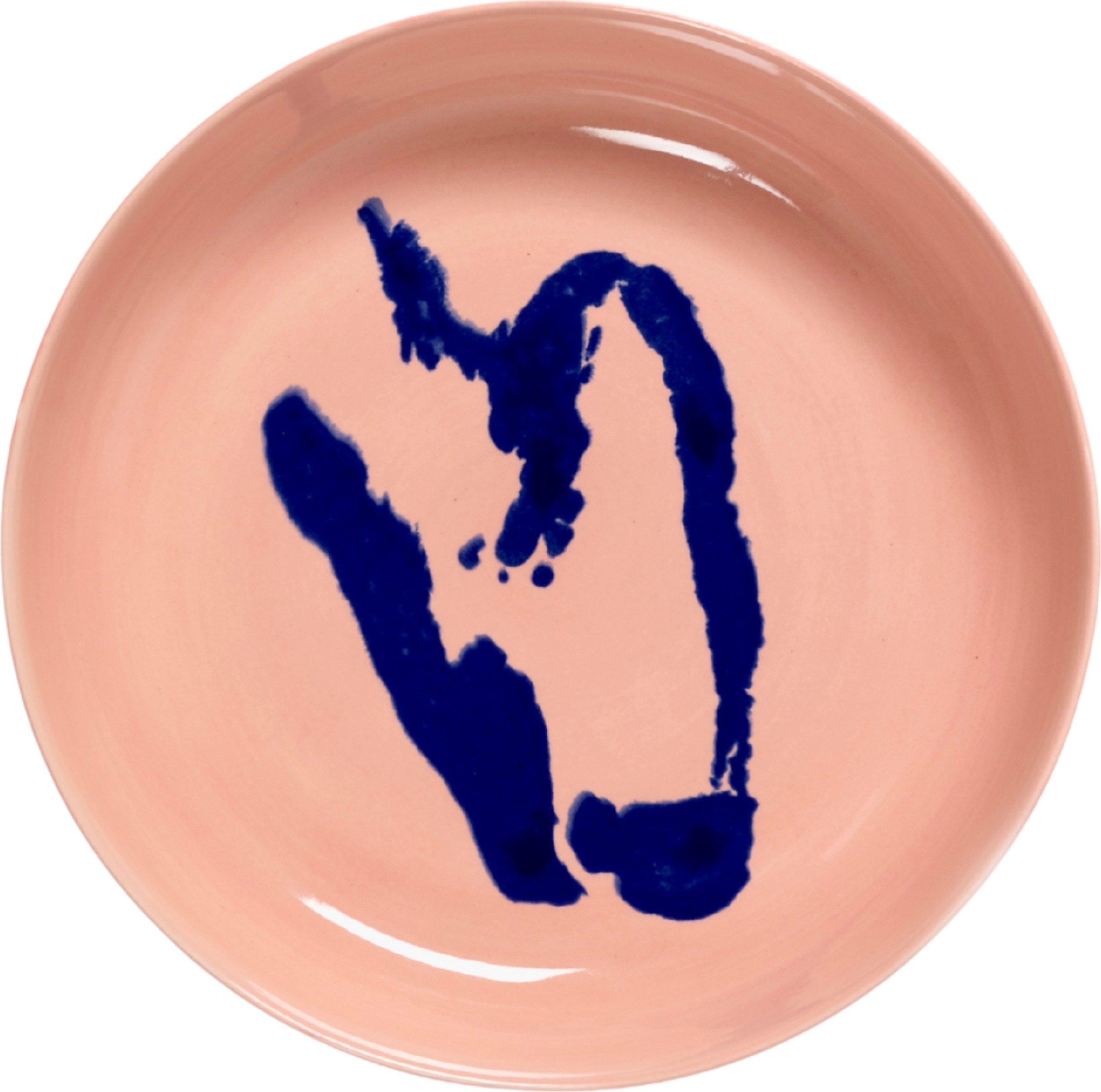 Talerz głęboki Feast Pepper 22 cm różowo-niebieski