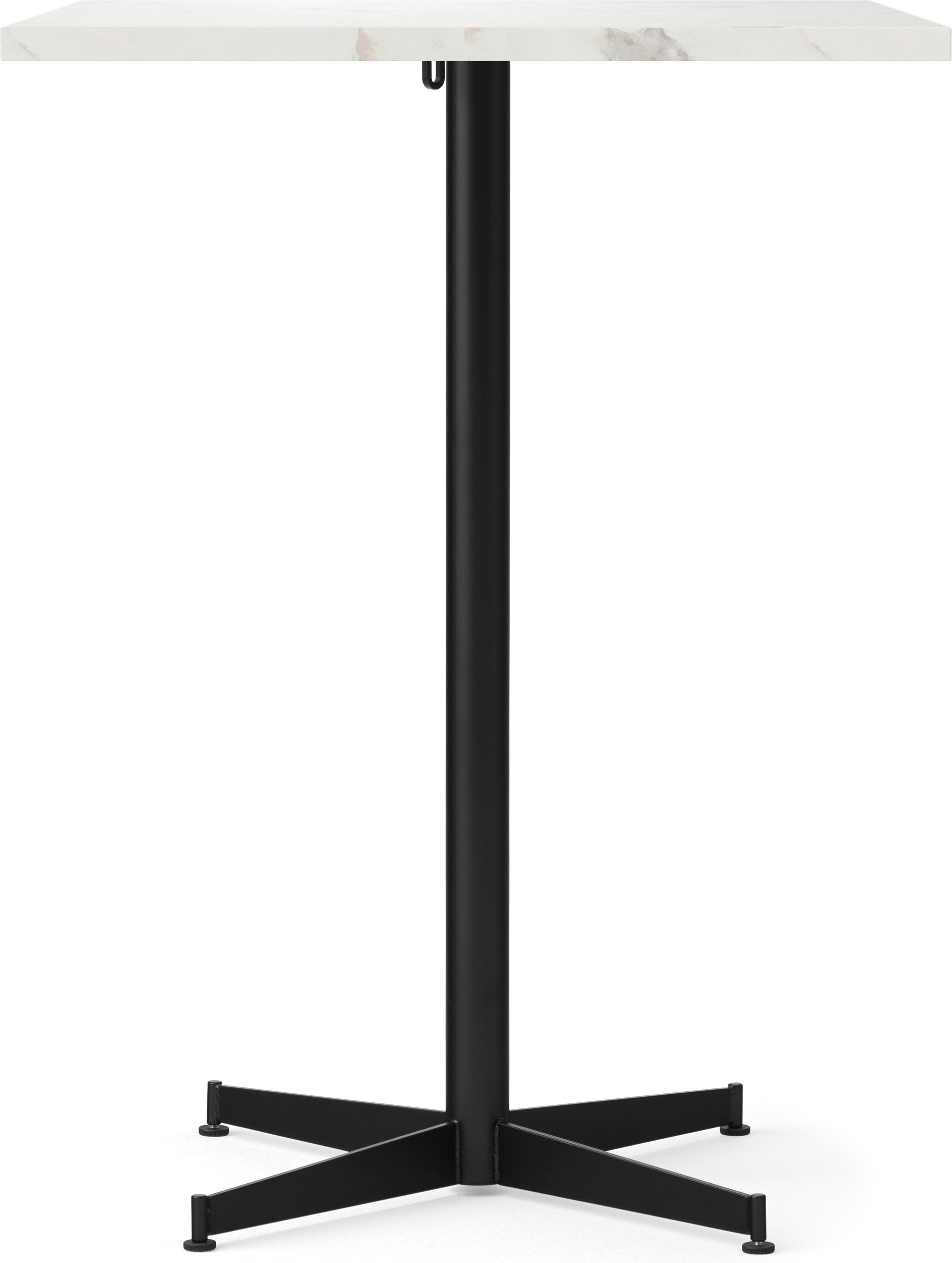 Stół barowy z czarną podstawą Nook Star Base Estremoz kwadratowy 93 cm