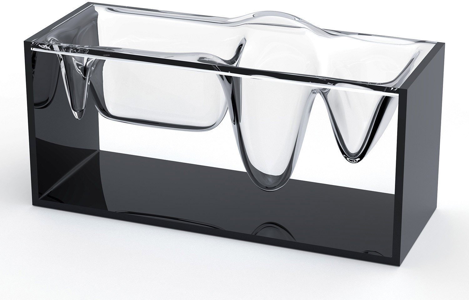 Organizer na biurko Liquid Station czarny