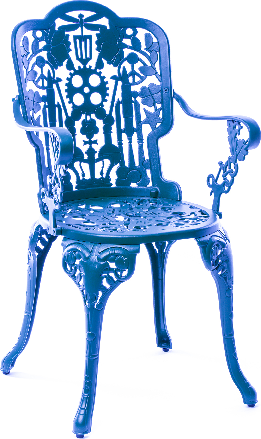 Fotel ogrodowy Industry niebieski