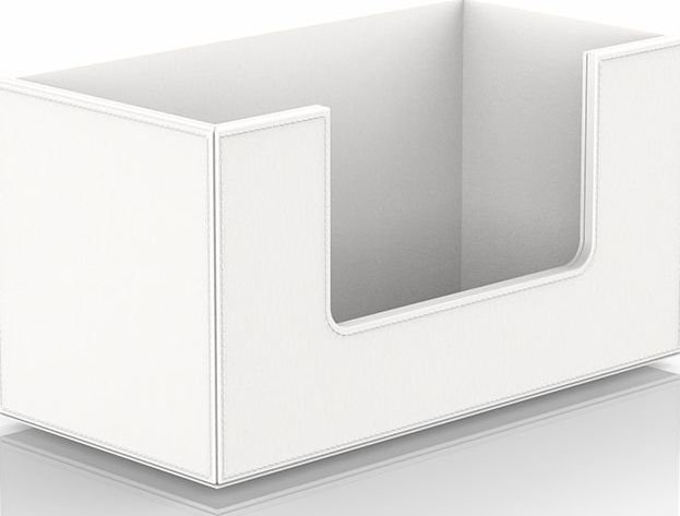 Pojemnik na chusteczki Brownie 13 x 26,5 cm biały