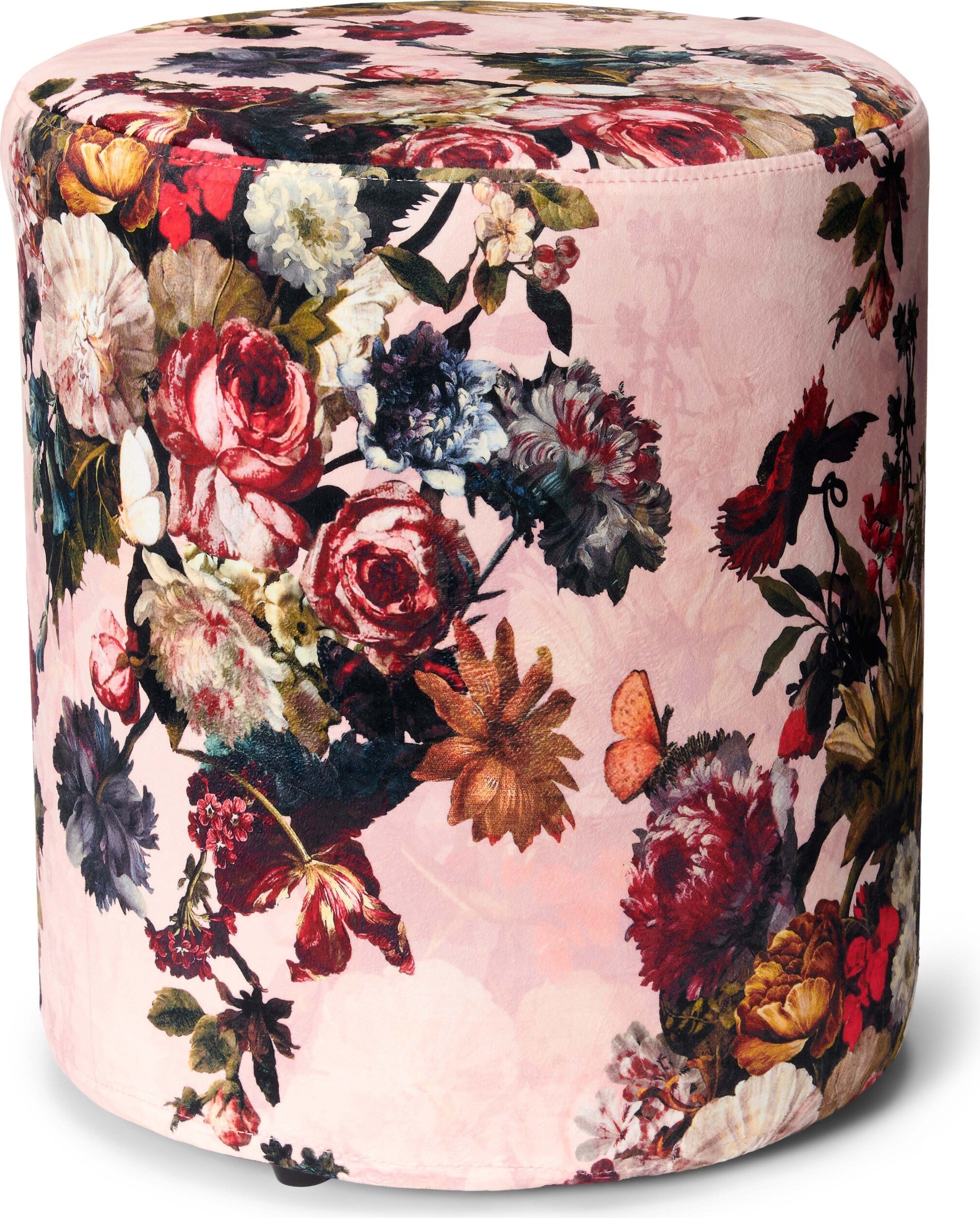 Puf Karli 40 cm różowy