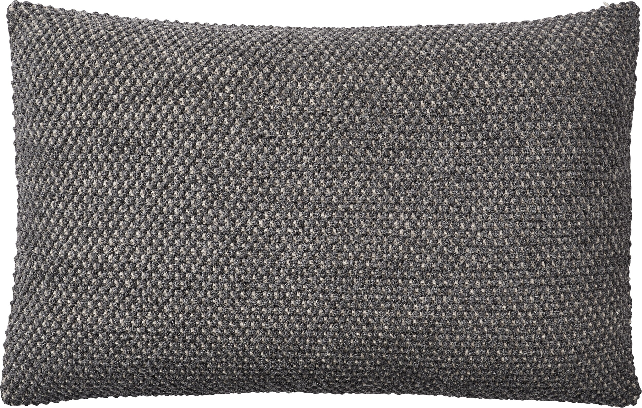 Poduszka dekoracyjna Twine 50 x 80 cm ciemnoszara