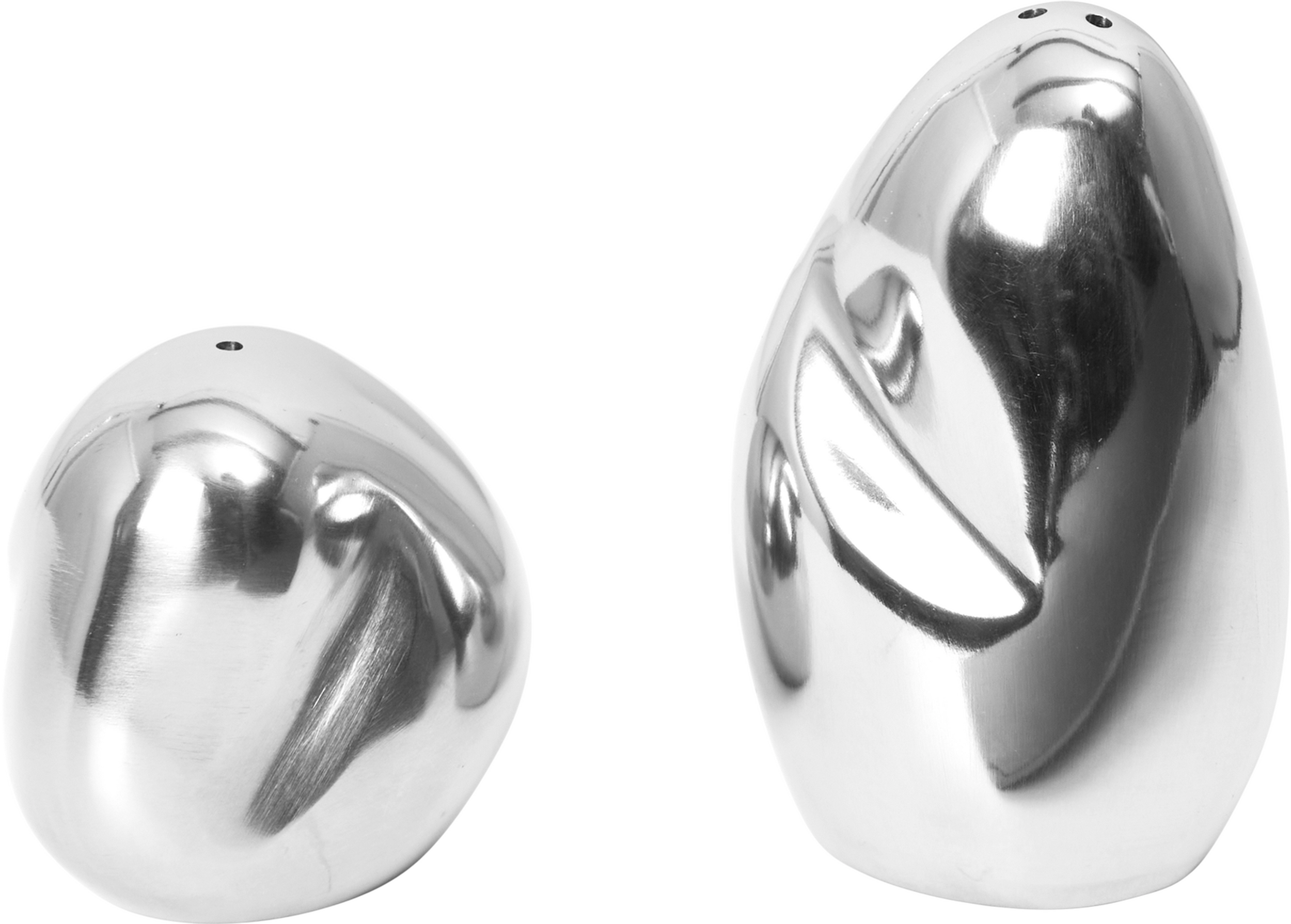 Solniczka i pieprzniczka Orevo srebrne 2 szt.