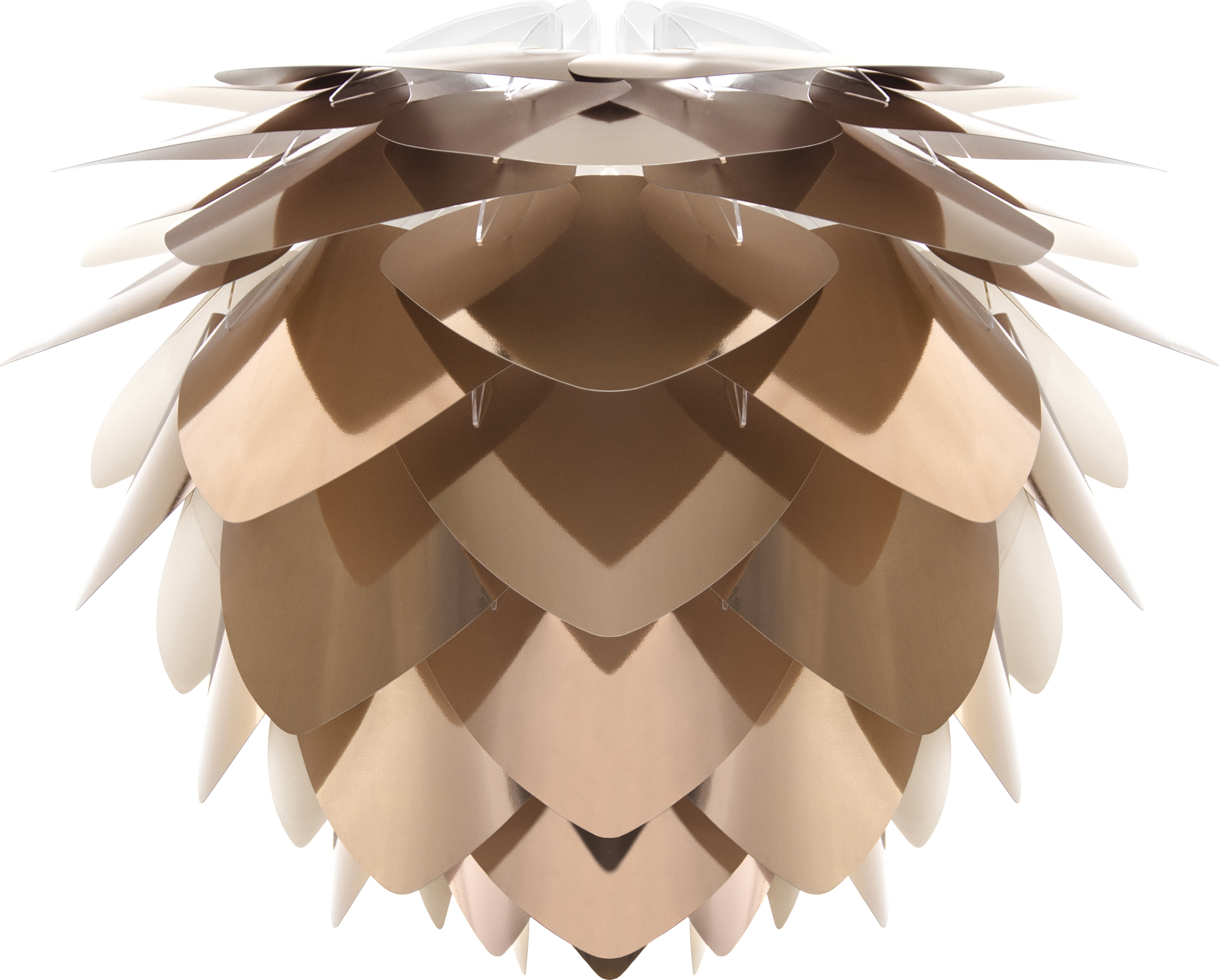 Lampa Silvia brązowa