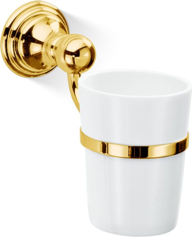 Kubek na szczoteczki do zębów Decor Walther Classic złoty ścienny