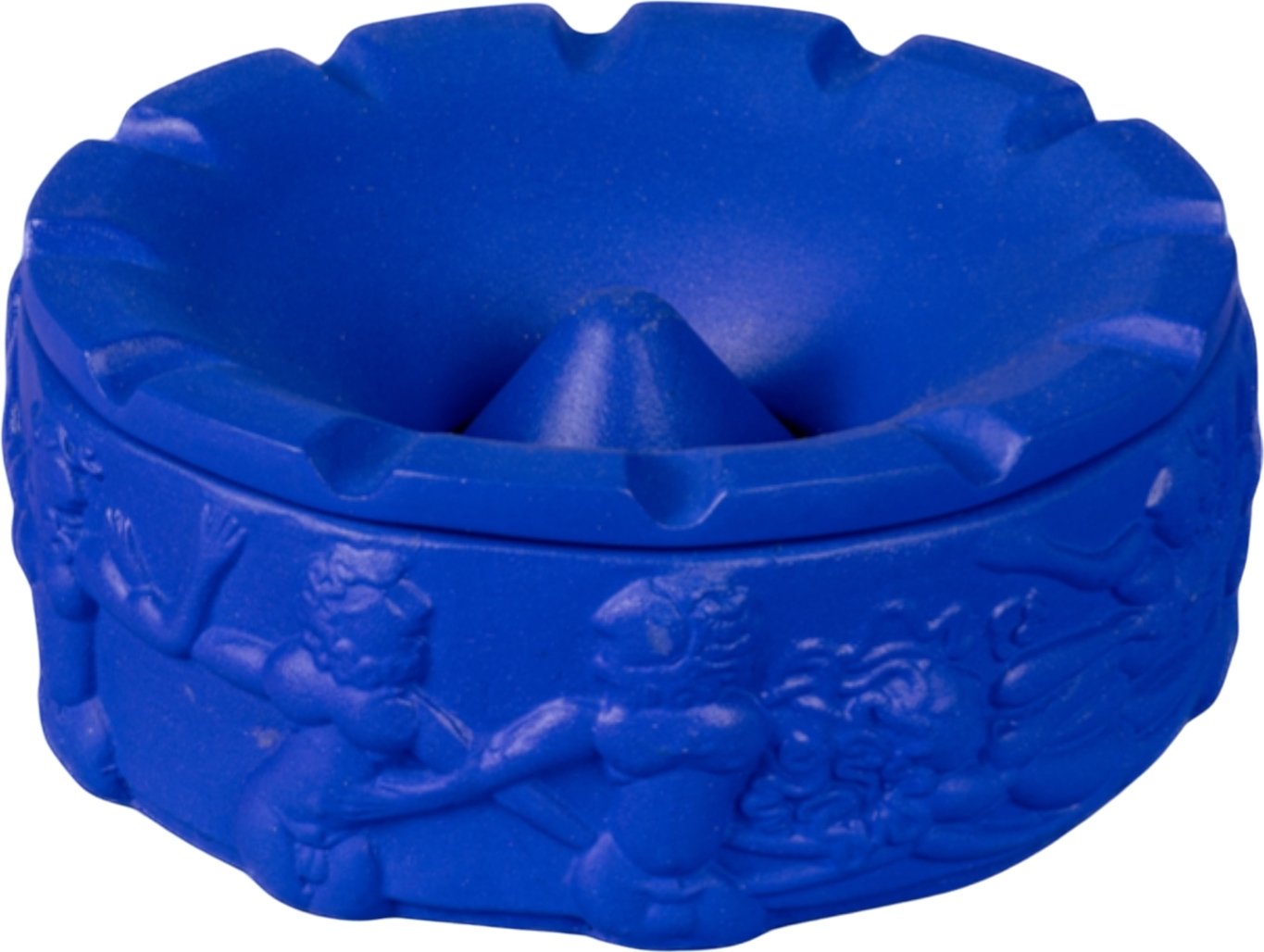 Popielniczka Magna Graecia Dialogues niebieska z terakoty