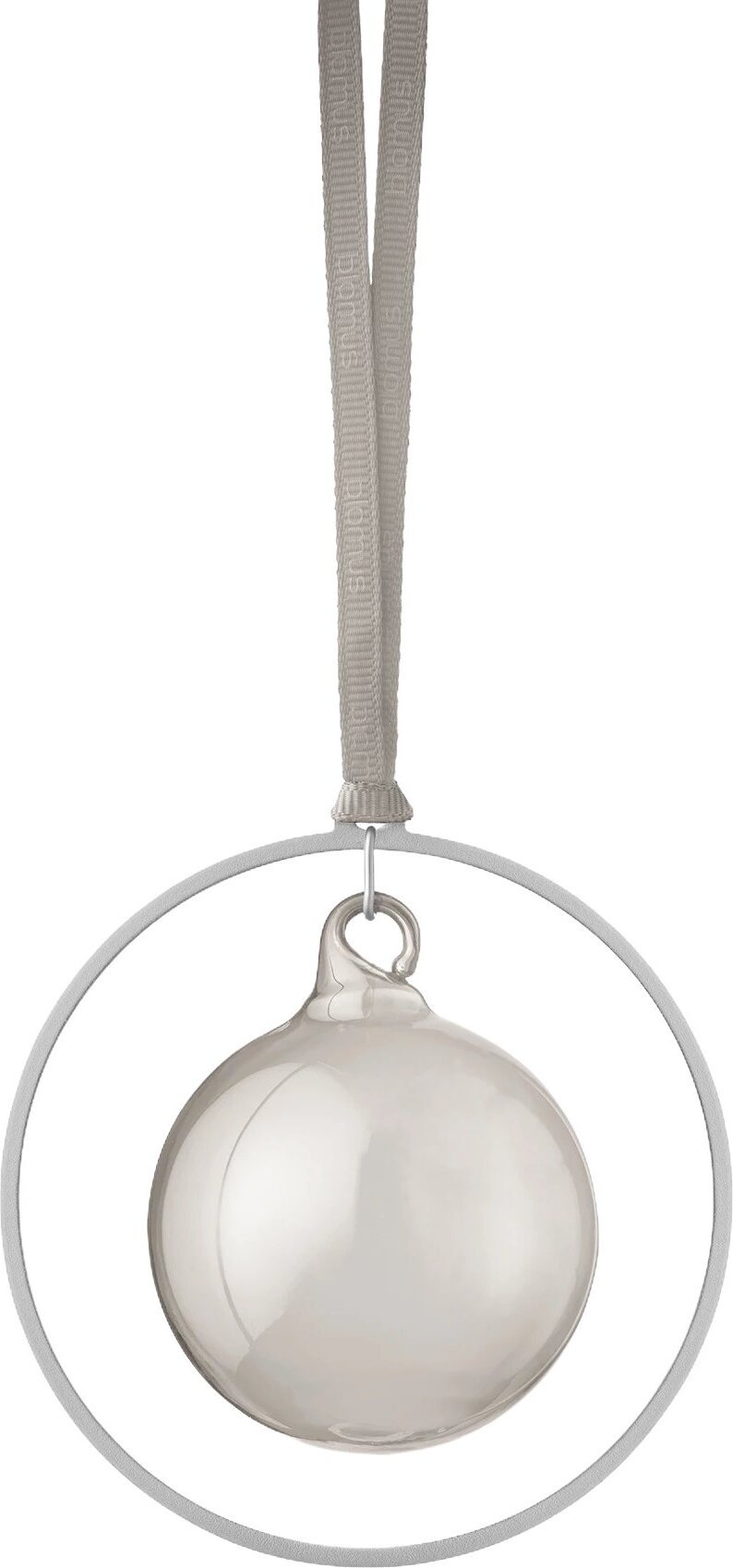 Bombki Kitai w obręczy smoke 4 szt.