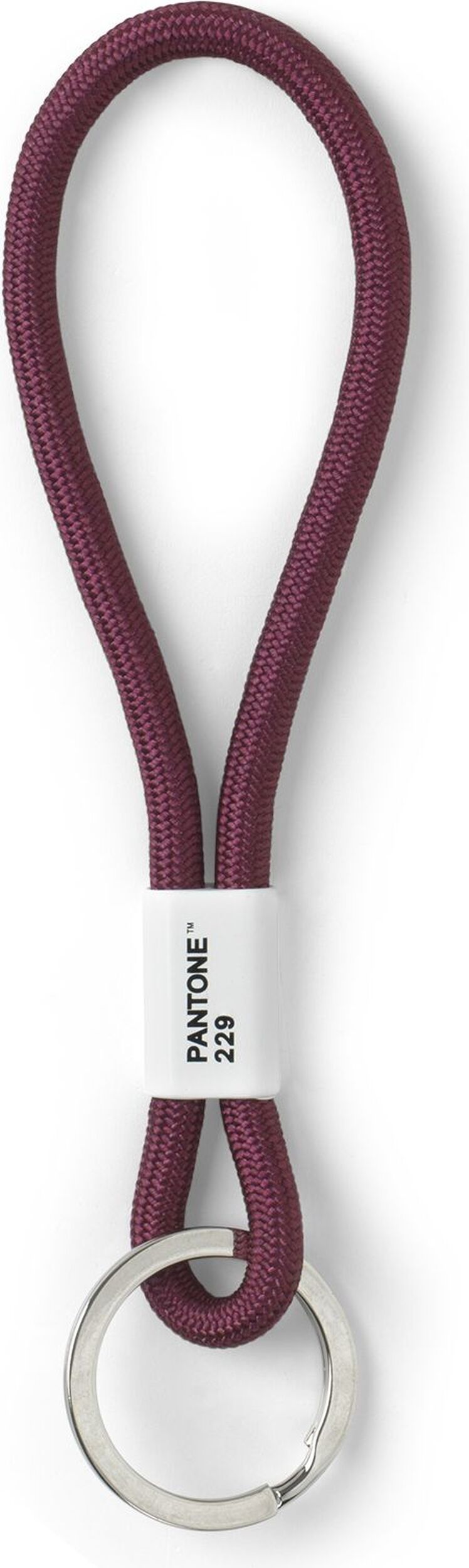 Smycz do kluczy Pantone krótka bakłażanowa