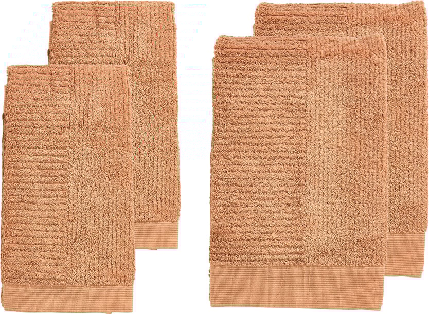 Ręczniki Classic duże mandarynkowe 4 szt.