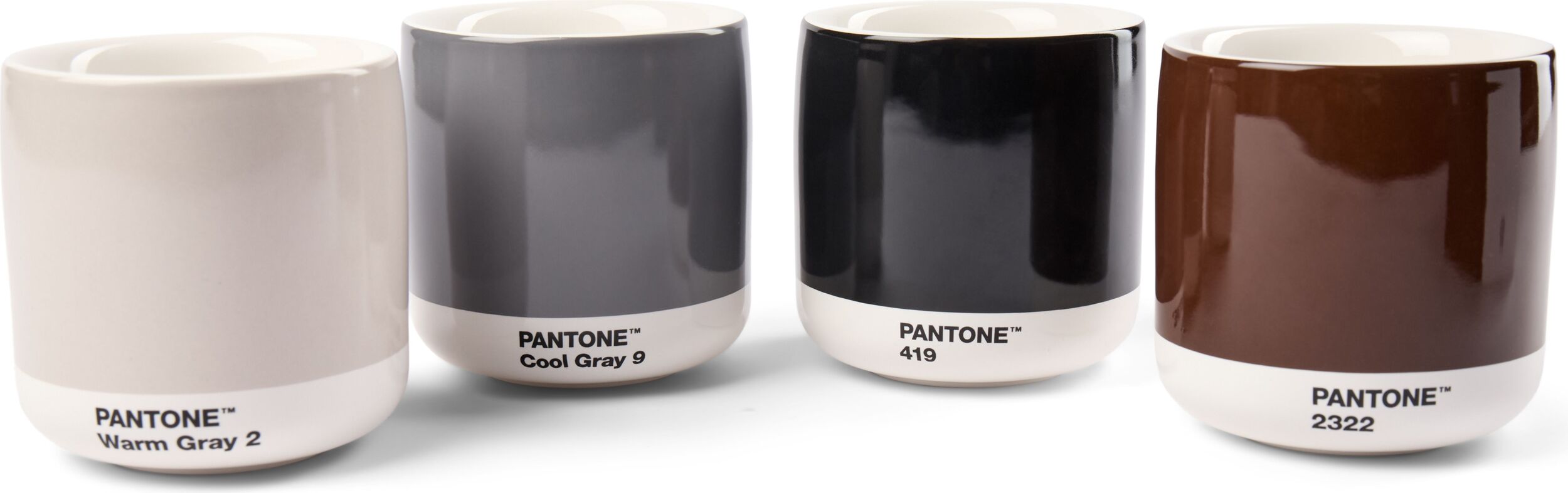 Kubki termiczne Pantone 220 ml kolory ziemi 4 szt.