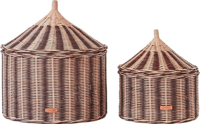 Kosze do przechowywania Circus brązowe 2 szt.