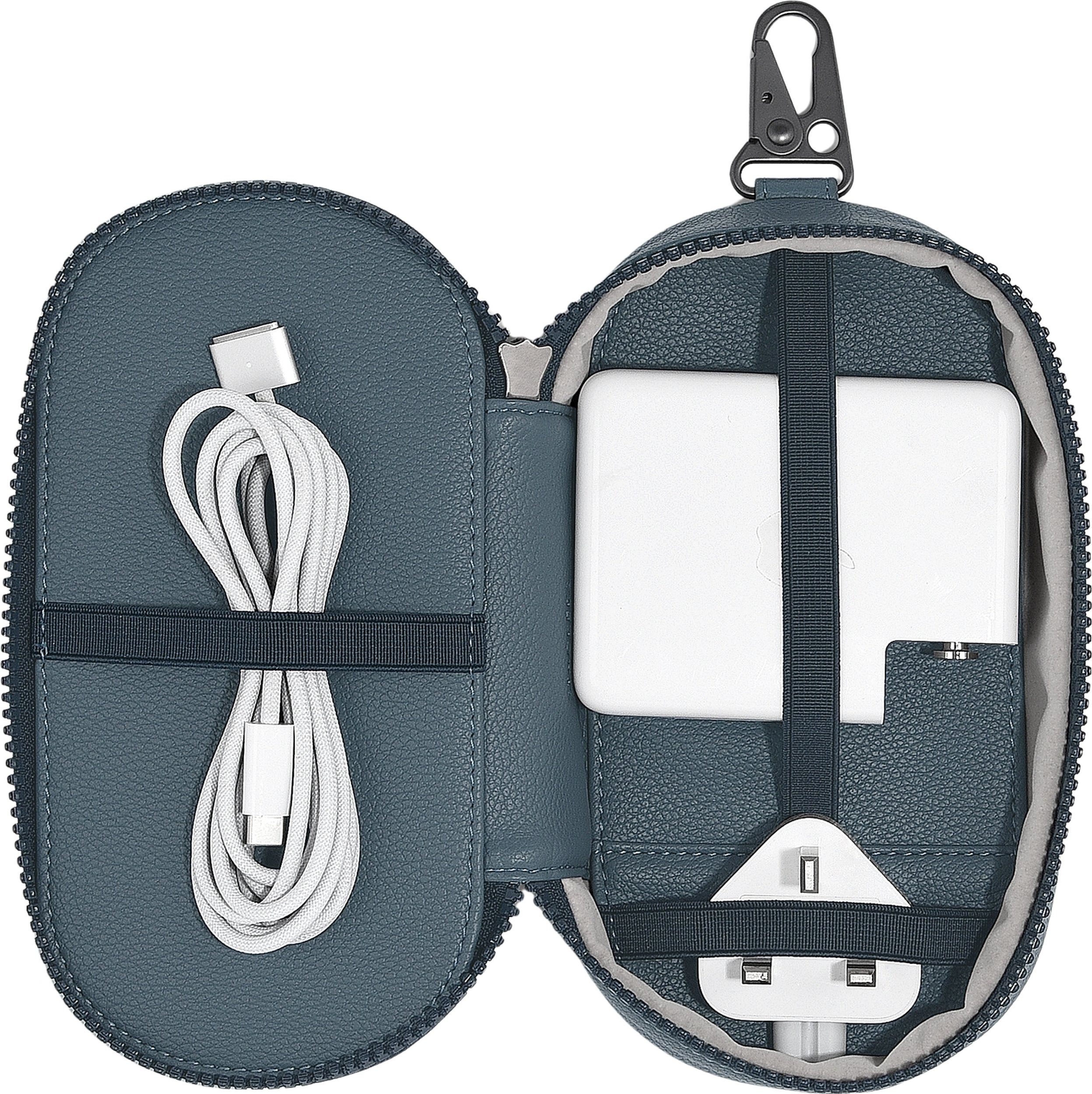 Etui na ładowarkę Stackers Clip-On ciemnoniebieskie