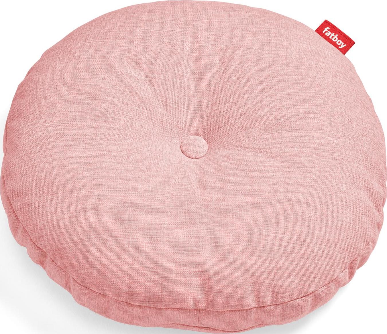 Poduszka Circle w paski różowa