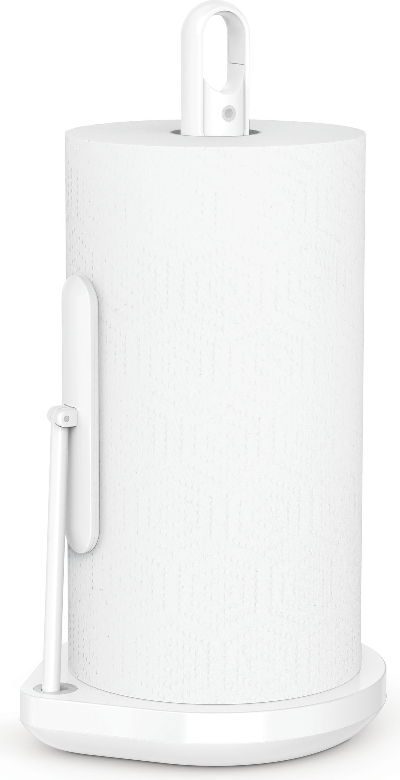 Stojak na ręcznik papierowy Simplehuman biały z pompką ze spryskiwaczem