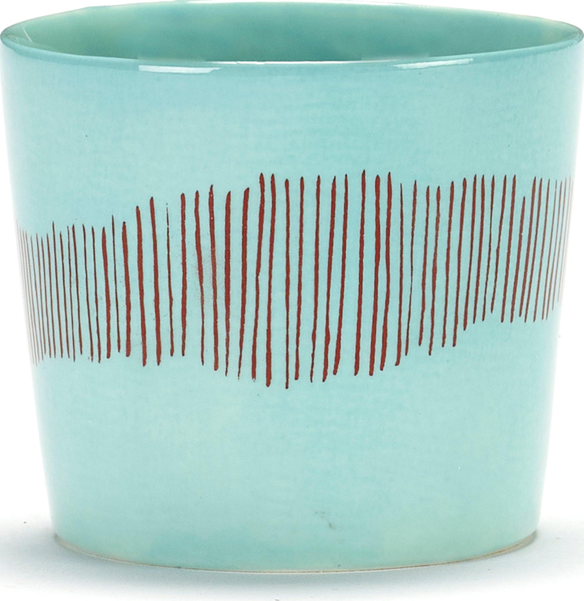 Kubek do espresso Feast 150 ml niebiesko-czerwony