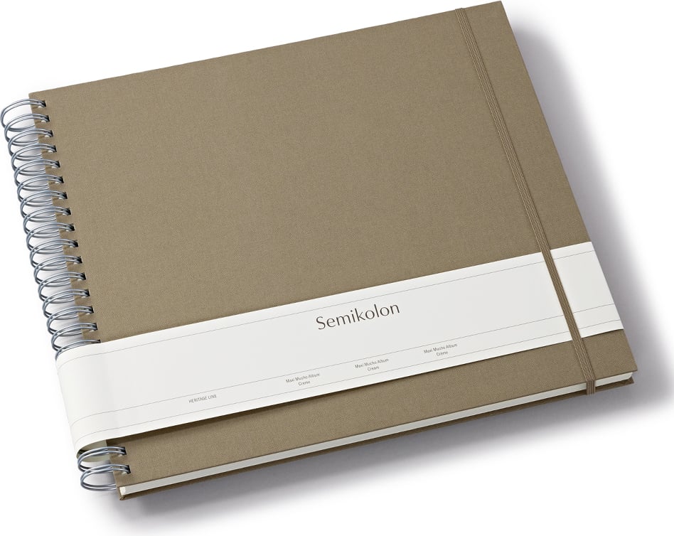 Album na zdjęcia Uni Maxi Mucho brązowoszary z białymi kartami