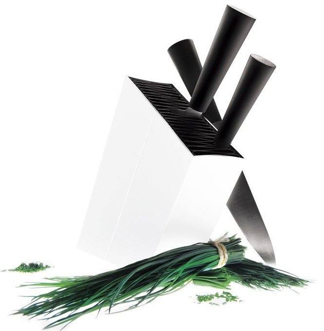 Blok na noże ukośny Eva Solo biały