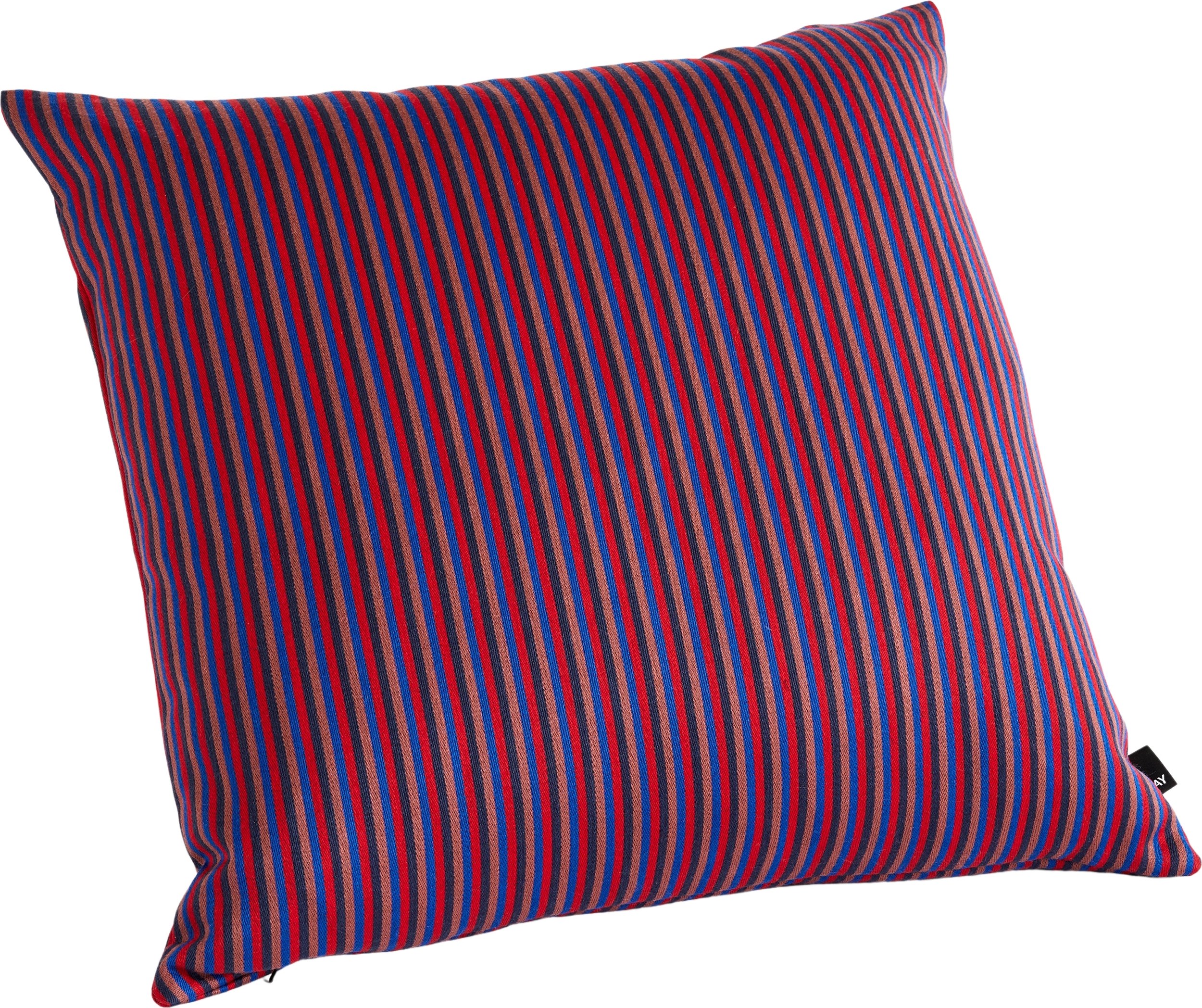 Poduszka dekoracyjna Ribbon czerwono-niebieska