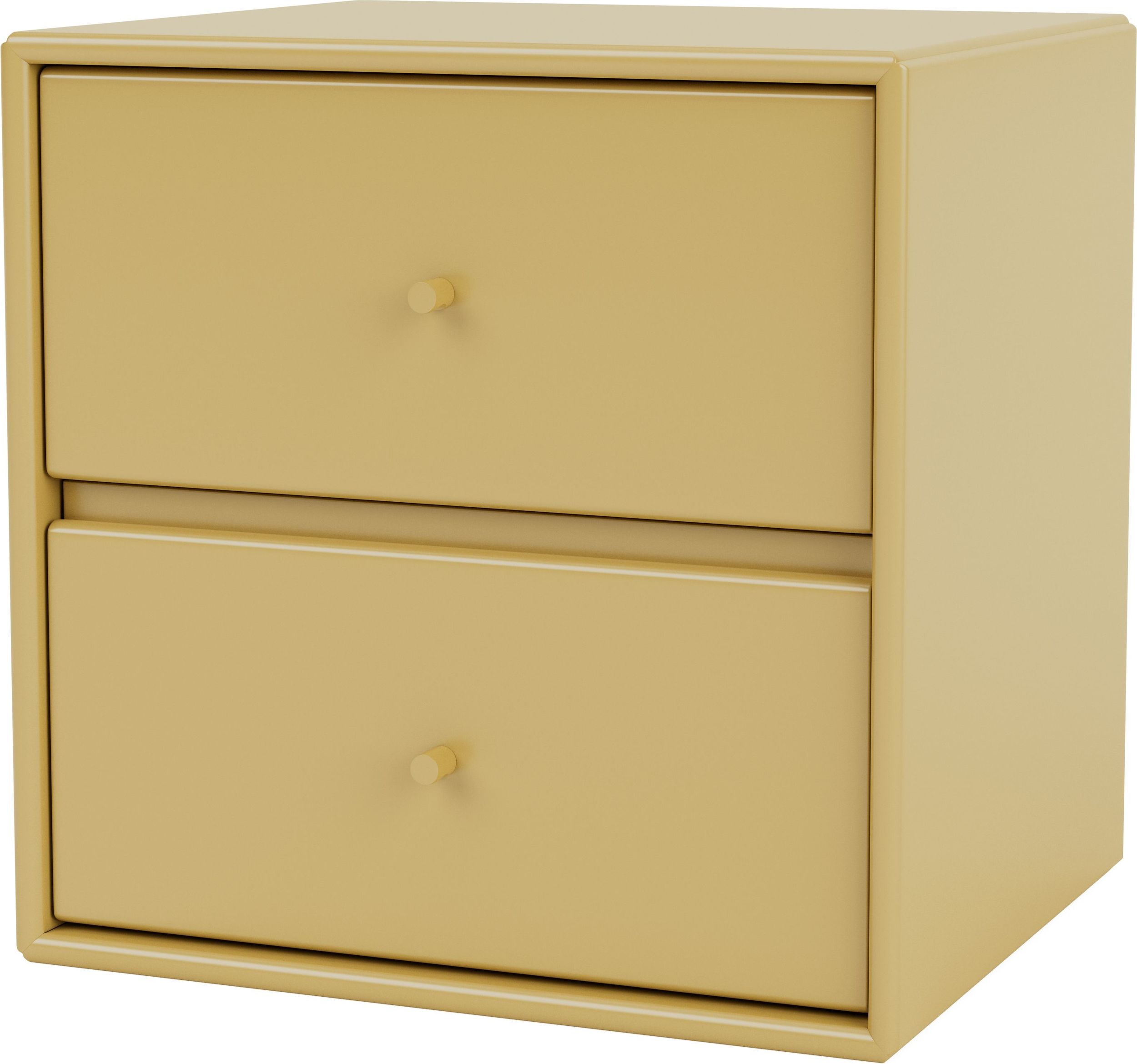 Szafka nocna Drift musztardowa