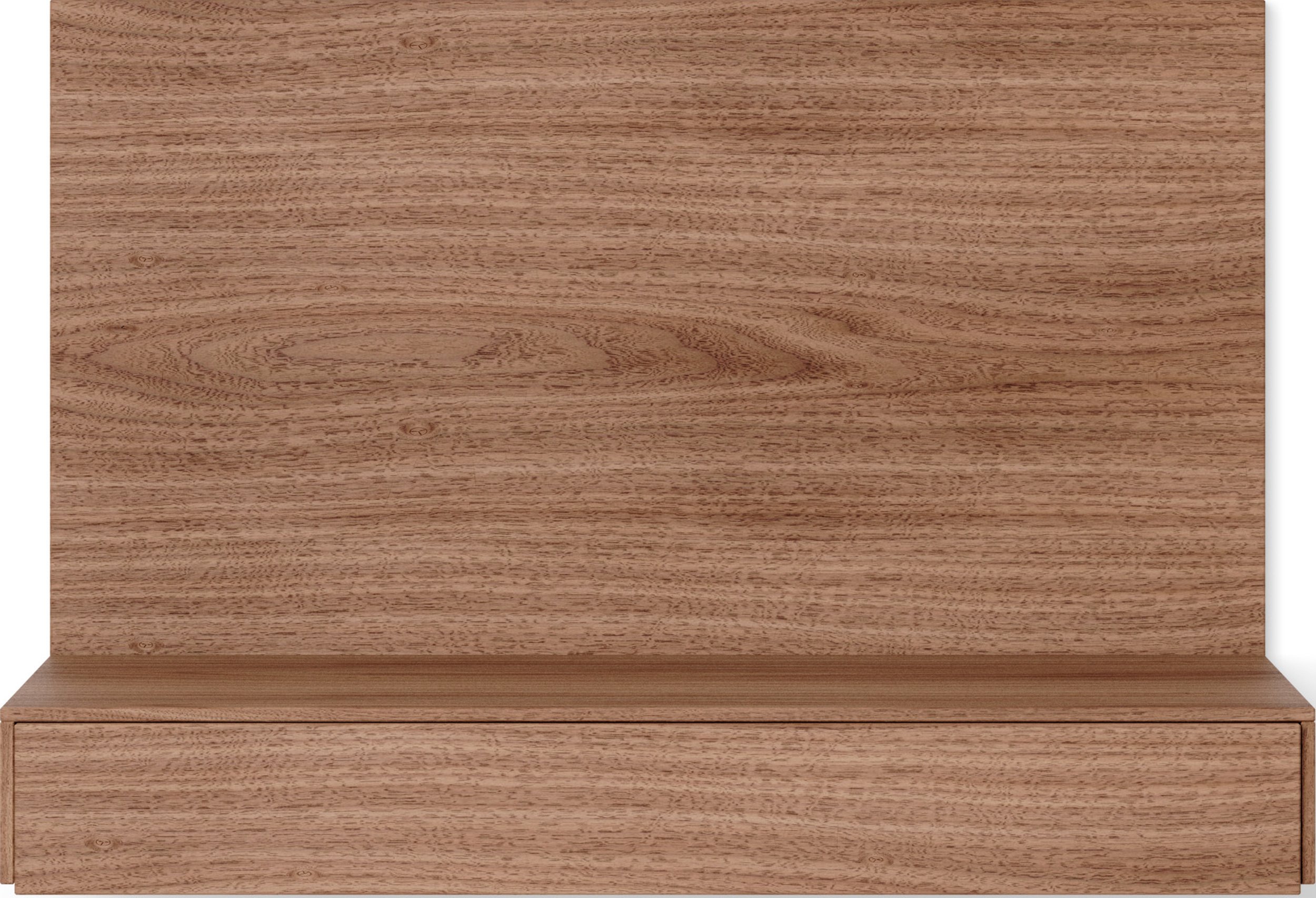 Biurko wiszące Tana 85 cm drewno orzechowe