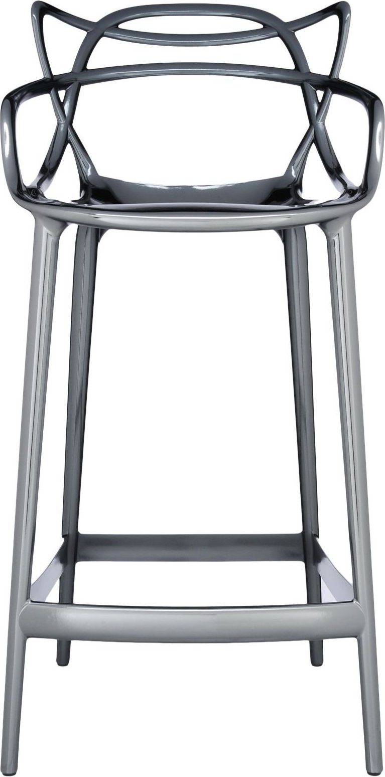 Stołek barowy Masters metalizowany tytan 99 cm