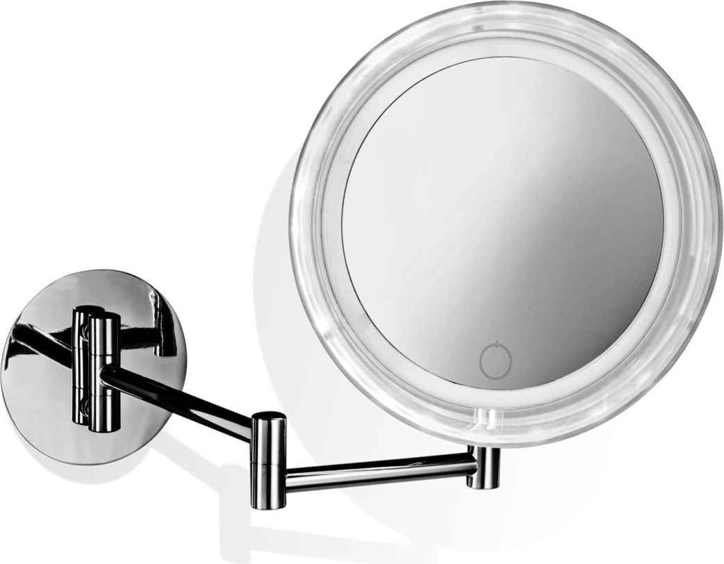 Lusterko kosmetyczne powiększające x5 BS 16 chrom ścienne