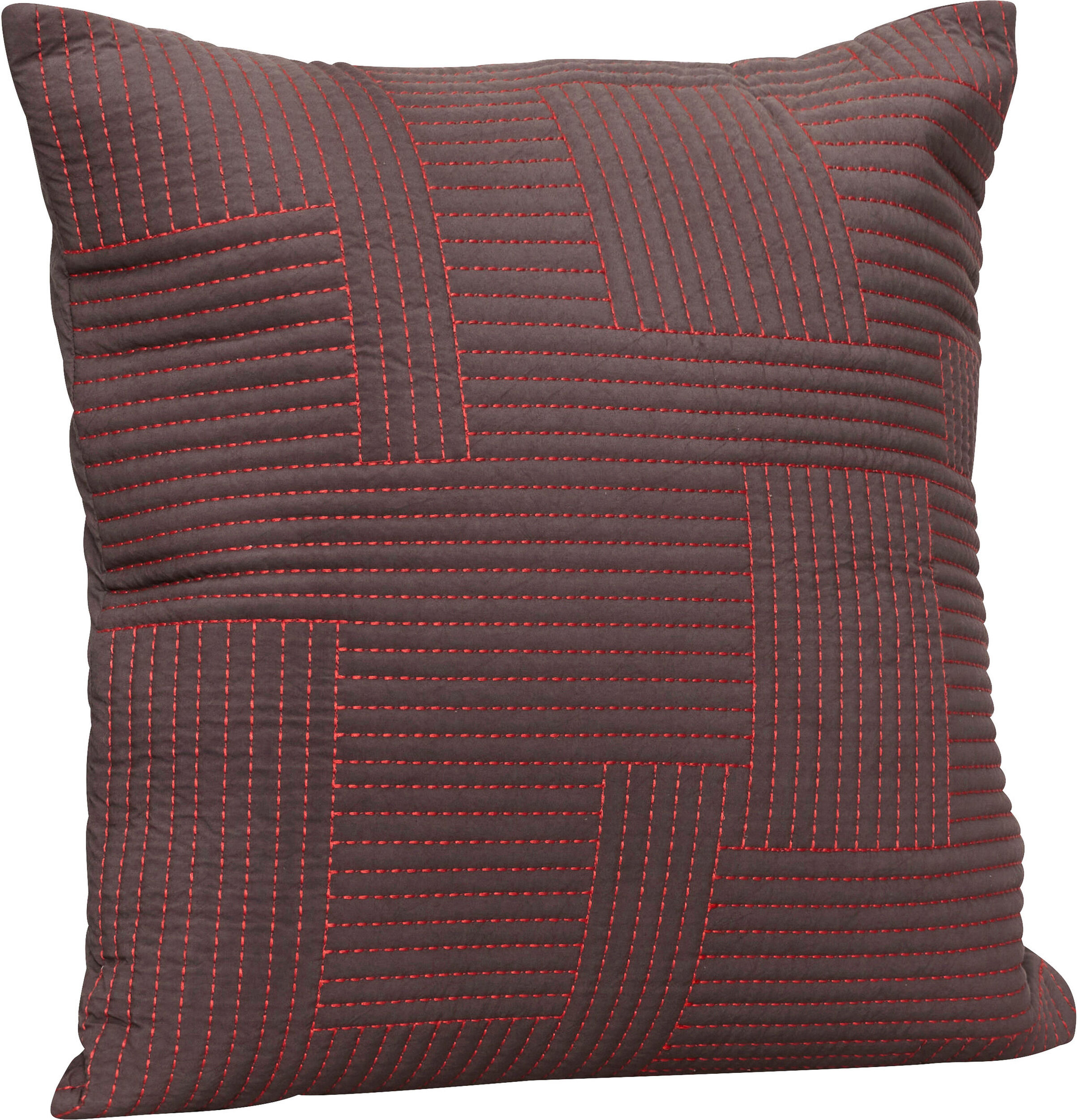 Poduszka dekoracyjna Floy 60 x 60 cm brązowa