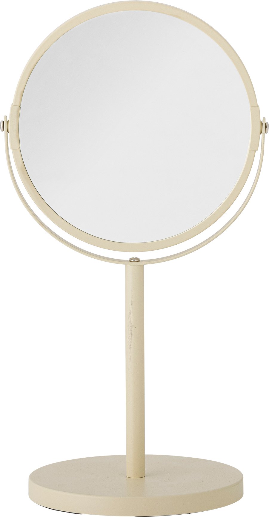 Lusterko kosmetyczne powiększające x2 Milde 35 cm beżowe