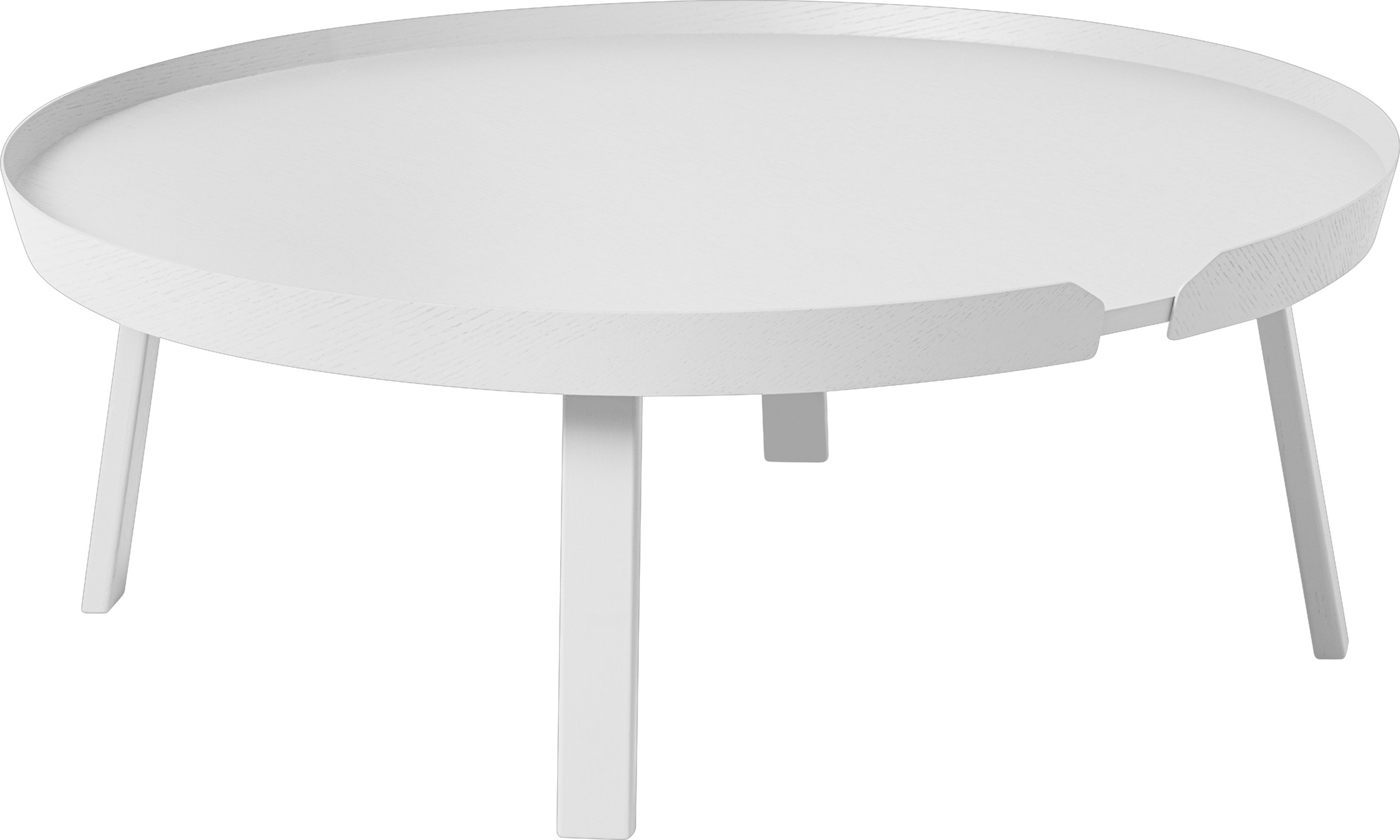 Stolik kawowy Around XL biały