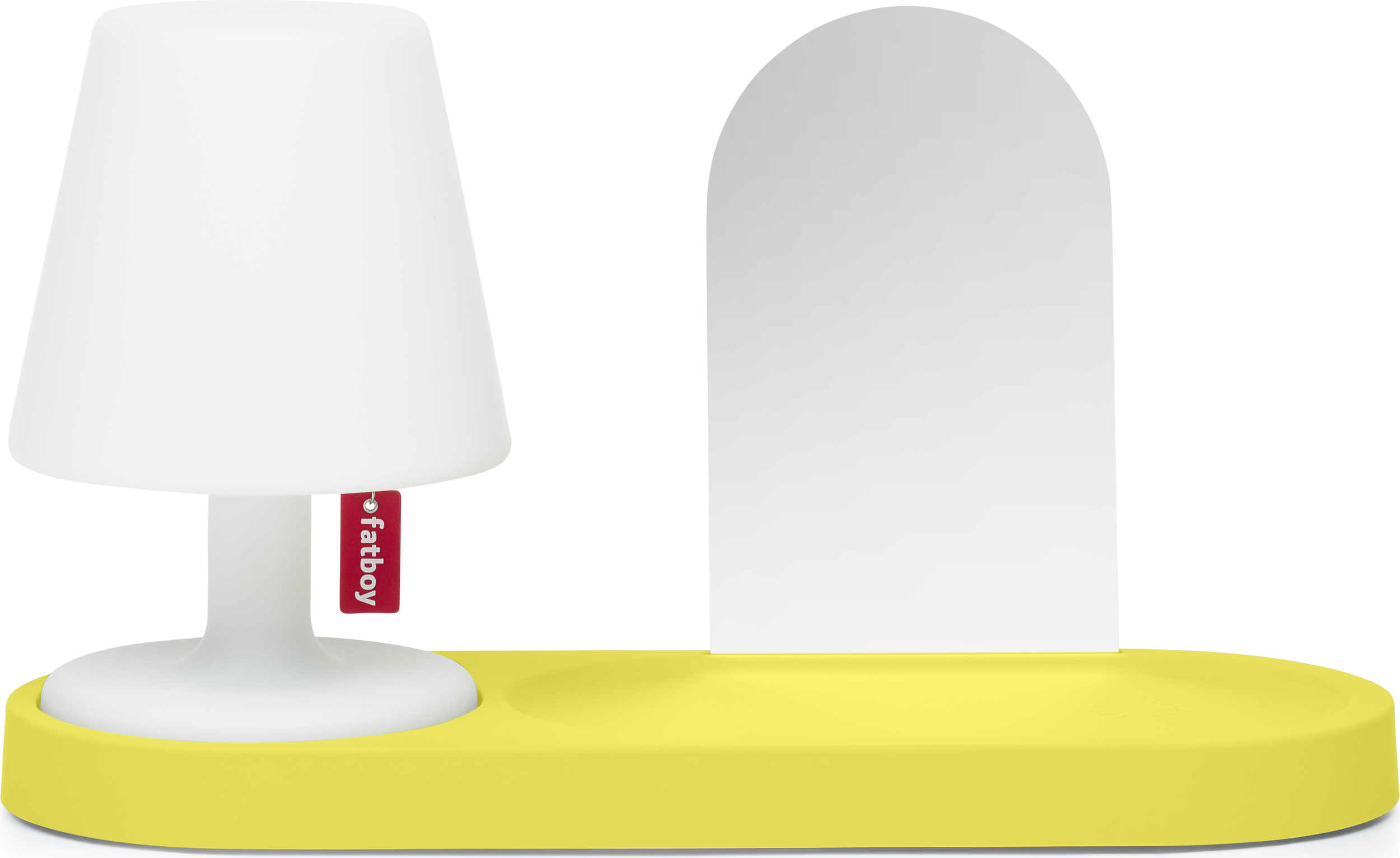 Lampa stołowa Edison the Petit z żółtą półką